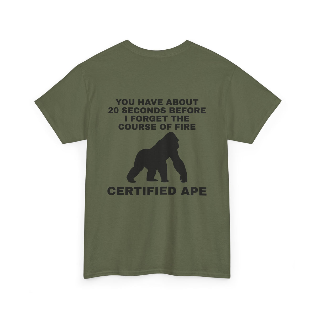 CERTIFIED APE T-Shirt Stealth logo
