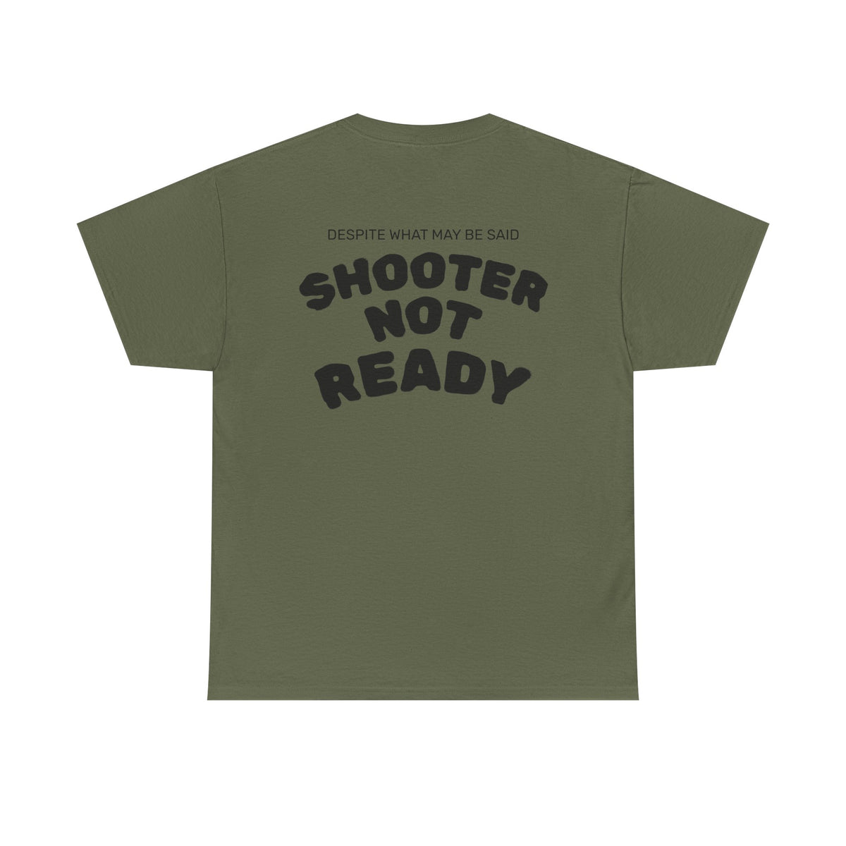 Shooter Not Ready Stealth Logo Tee