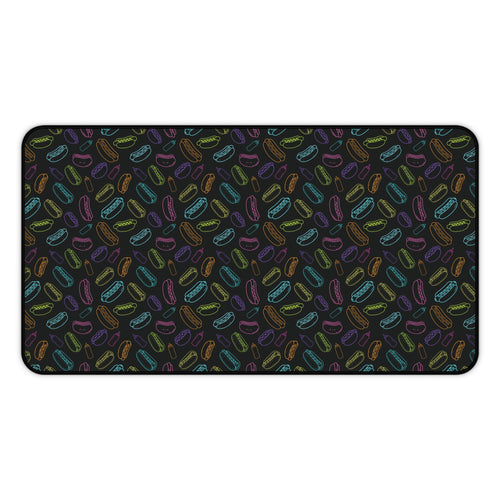 Desk Mat/Work Mat - Black GlizzyPat