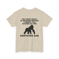 CERTIFIED APE T-Shirt Stealth logo